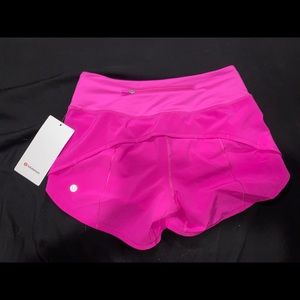 Lululemon speed up shorts 4’